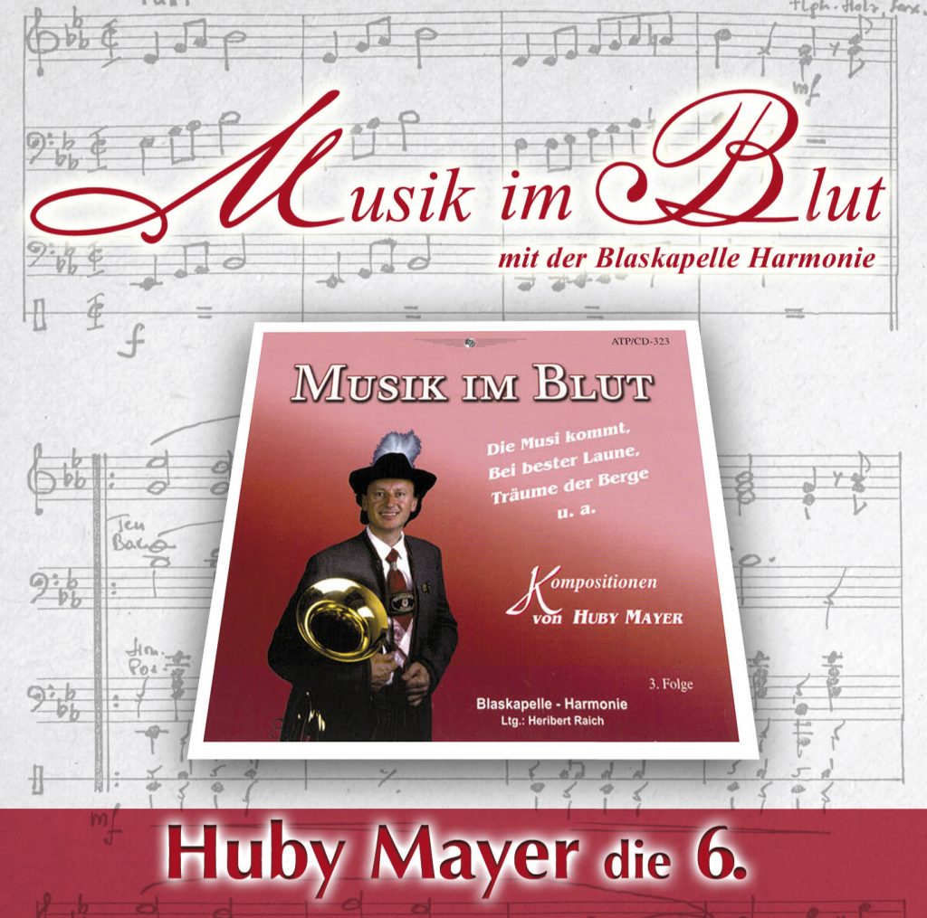 COVER Musik im Blut Huby Mayer